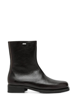 OUR LEGACY Camion leather biker boots - Brown