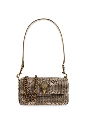 Kurt Geiger London Oxford Mini crystal-embellished shoulder bag - Brown