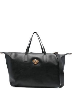 Versace La Medusa leather duffle bag - Black