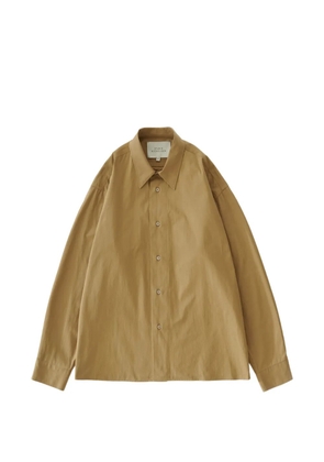 Studio Nicholson Hal sanded cotton shirt - Neutrals