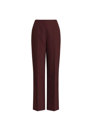 Alberta Ferretti pressed-crease trousers - Red