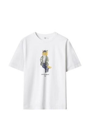 Maison Kitsuné fox-print T-shirt - White