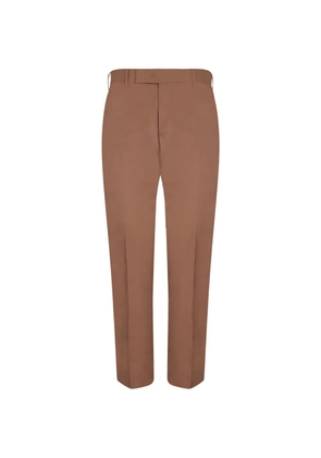 PT Torino pressed-crease tailored trousers - Brown