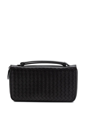 Bottega Veneta Pre-Owned 2012-2026 Nappa Intrecciato VN Travel Organizer Wallet long wallets - Black