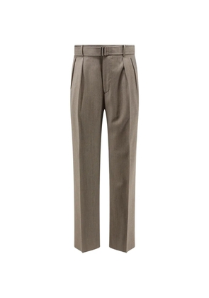 Tagliatore Nevil belted pleated trousers - Neutrals