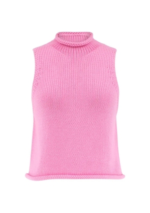 SABLYN roll-neck tank top - Pink