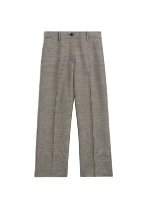 MOMONÌ pressed-crease trousers - Grey