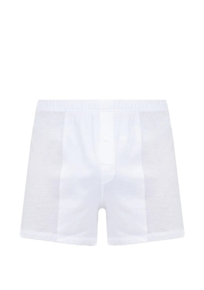 Hanro button-fly boxer shorts - White