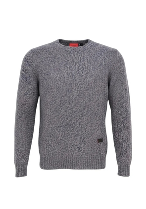 Isaia marl-knit crew-neck sweater - Grey
