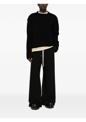 Rick Owens ribbed-knit long-sleeve sweater - Black