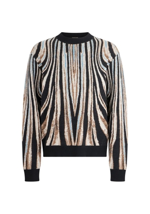 Roberto Cavalli tiger-print sweater - Black