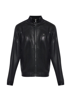Diesel S-Glossy zip-up sweatshirt - Black