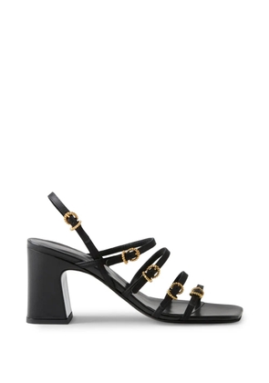 Claudie Pierlot satin heeled sandals - Black