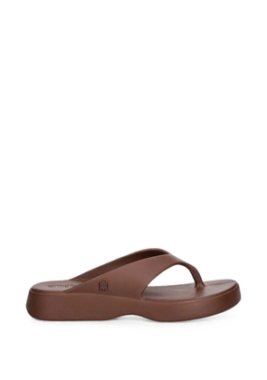 Melissa platform flip-flops - Brown