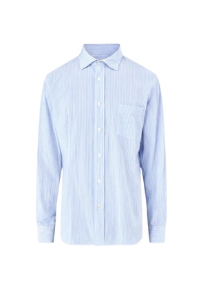 HARTFORD Hartford striped seersucker shirt - Blue