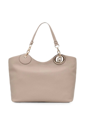 LIU JO logo-plaque tote bag - Neutrals