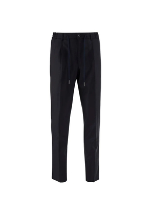Tagliatore drawstring-waist trousers - Blue