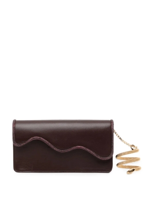 René Caovilla Onda crystal-embellished clutch bag - Red