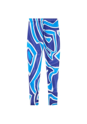 PUCCI Labirinto-print leggings - Blue
