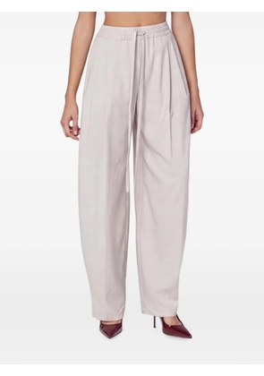 THE ANDAMANE elasticated-waistband track pants - Neutrals