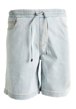 AMIRI drawstring denim shorts - Blue