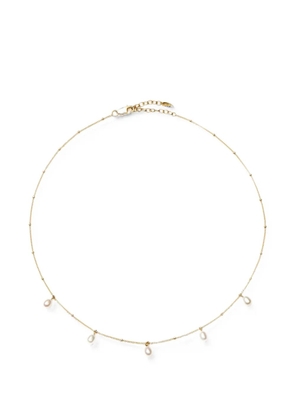 Missoma pearl-pendant beaded necklace - Gold