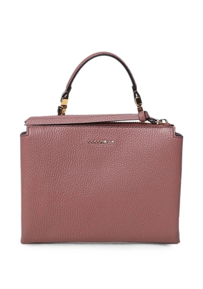Coccinelle grained leather tote bag - Pink
