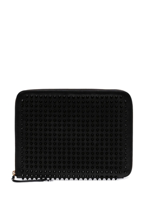 Christian Louboutin Pre-Owned 2010-2026 Calfskin Spike Ipad Case clutch bag - Black