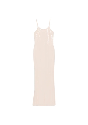 Patrizia Pepe sequin-embellished maxi dress - Pink