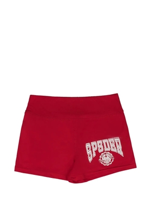 SP5DER Track And Field bike shorts - Red