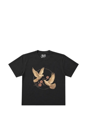 Melt dove-print T-shirt - Black