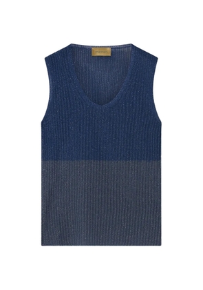 MOMONÌ Blioa ribbed-knit top - Blue