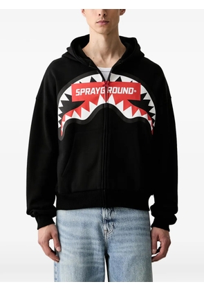 Sprayground shark-print hoodie - Black