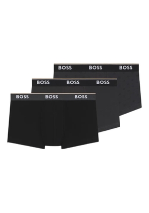 BOSS logo-waistband boxers (pack of three) - Black