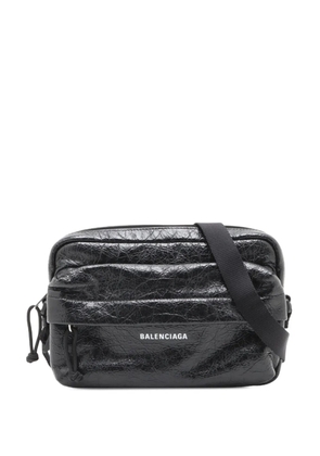 Balenciaga Pre-Owned 2018-2026 Leather Explorer Camera Bag crossbody bag - Black