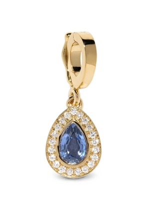 Azlee sapphire and diamond pendant - Gold