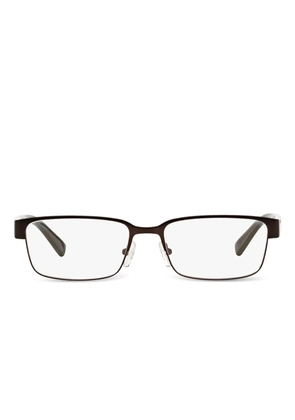 Armani Exchange rectangle-frame frames - Brown