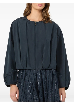 Weekend Max Mara cropped zip-up jacket - Blue