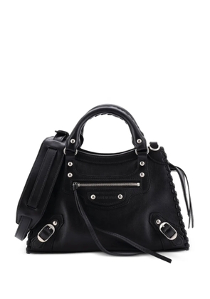 Balenciaga Pre-Owned Neo Classic City Bag Leather with Whipstitch Detail XS shoulder bag - Black