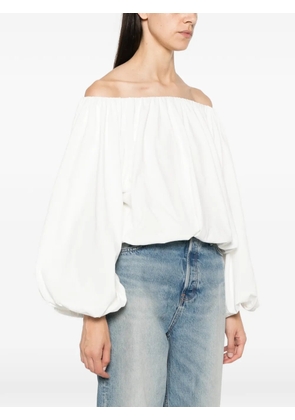 Dorothee Schumacher off-shoulder puff-sleeve top - White