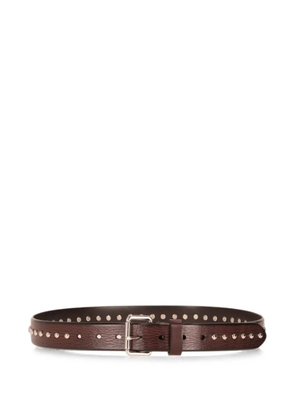 P.A.R.O.S.H. stud-embellished leather belt - Brown