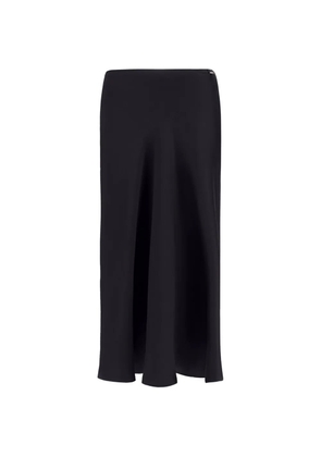 Herno satin-finish midi skirt - Black
