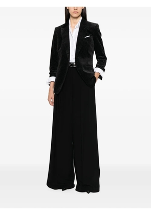 TOM FORD polka-dot velvet blazer - Black