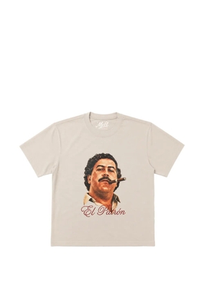 Melt graphic-print T-shirt - Neutrals