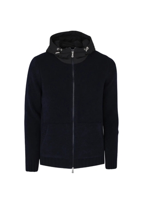 Gran Sasso zip-up hooded jacket - Blue