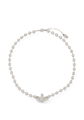 Vivienne Westwood Thames Orb bead necklace - Silver