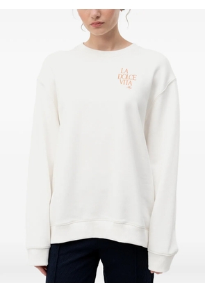 HUGO slogan sweatshirt - White
