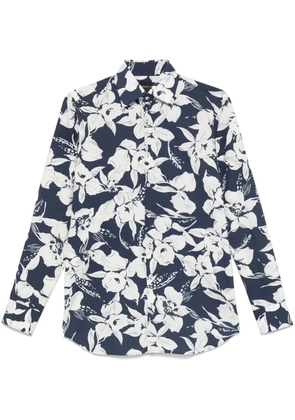 Gabriele Pasini floral-print shirt - Blue