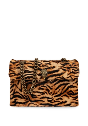 Kurt Geiger London Kensington tiger-print shoulder bag - Brown