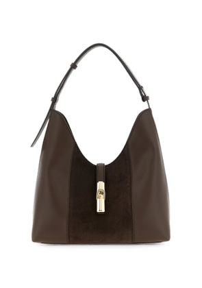 Furla M Goccia leather shoulder bag - Brown